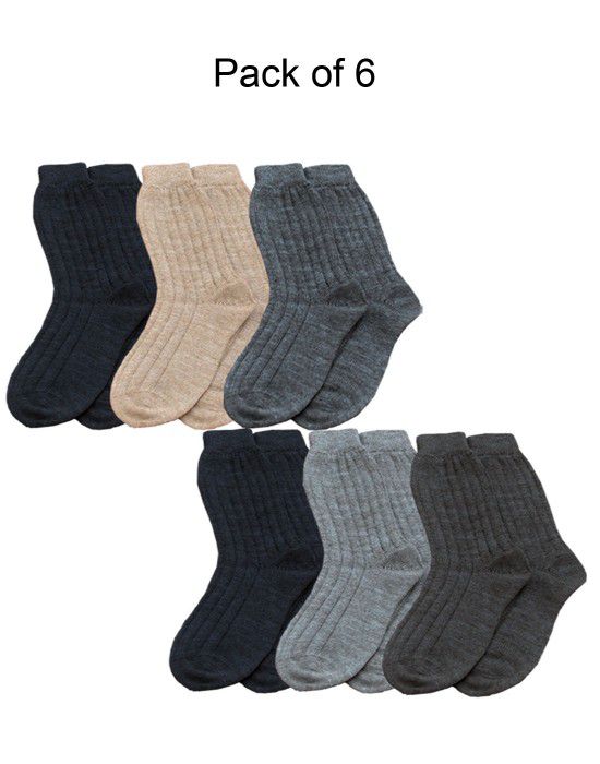 Kids Pure Wool Socks Selection P6